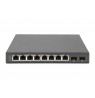 Digitus 8-Port Gigabit + 2 Gigabit SFP Ethernet, Unmanaged Switch