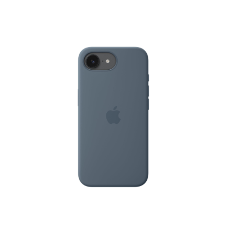 Apple iPhone 17e Silicone Case with MagSafe – Anchor Blue | Apple