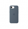 Apple iPhone 17e Silicone Case with MagSafe – Anchor Blue | Apple