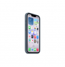 Apple iPhone 17e Silicone Case with MagSafe – Anchor Blue | Apple