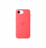 Apple iPhone 17e Silicone Case with MagSafe – Bright Guava | Apple
