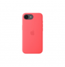Apple iPhone 17e Silicone Case with MagSafe – Bright Guava | Apple