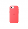 Apple iPhone 17e Silicone Case with MagSafe – Bright Guava | Apple