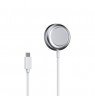 „Apple Watch“ / „Galaxy Watch“ belaidis įkroviklis DELTACO 1 m USB-C laidas, baltas AWC-103 / 1903335
