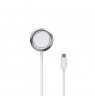 „Apple Watch“ / „Galaxy Watch“ belaidis įkroviklis DELTACO 1 m USB-C laidas, baltas AWC-103 / 1903335