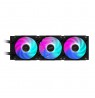 GIGABYTE AORUS WATERFORCE II 360 AIO Liquid CPU Cooler - 3x120mm ARGB Fans, slide-in interlocking mechanism, DAISY-CHAIN, Intel 