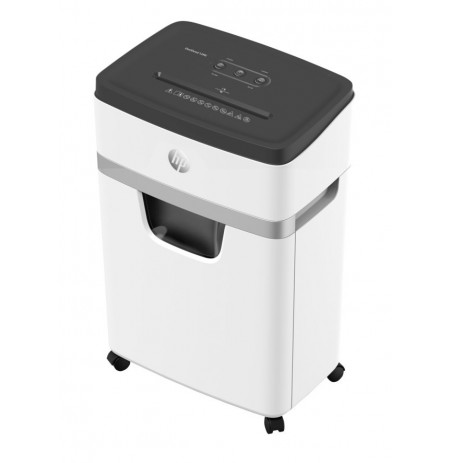 HP ONESHRED 12MC shredder, micro cut, P-5, 12 cards, 25l, light grey
