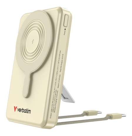 Verbatim Charge'n'Go 2C & Display Power Bank 10000 mAh Gold