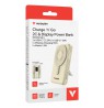 Verbatim Charge'n'Go 2C & Display Power Bank 10000 mAh Gold