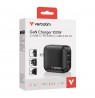 Verbatim GaN Charger 100W Universal Black AC Fast charging Indoor