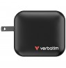 Verbatim GaN Charger 100W Universal Black AC Fast charging Indoor