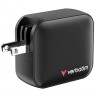 Verbatim GaN Charger 100W Universal Black AC Fast charging Indoor