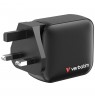 Verbatim GaN Charger 100W Universal Black AC Fast charging Indoor