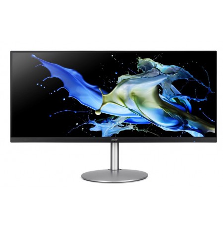 Acer CB342CU computer monitor 86.4 cm (34") 3440 x 1440 pixels UltraWide Quad HD LCD Black, Silver
