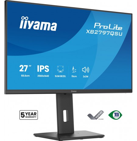 IIYAMA 68.6cm (27")   XB2797QSU-B1 16:9 2xHDMI+DP+2xUSB-C