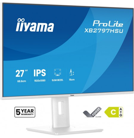 IIYAMA 68.6cm (27")   XB2797HSU-W1 16:9 HDMI+DP+2xUSB-C IPS