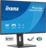 IIYAMA XB2497HSN-B1 24inch IPS 4-side slim bezel 1920x1080 USB-C Dock LAN/65W PD/DP-OUT USB2x3.2+2xC 7.5W 15cm Height Adj. Stand