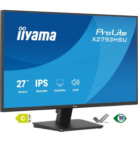 IIYAMA 68.6cm (27")   X2793HSU-B1 16:9 HDMI+DP+2xUSB IPS