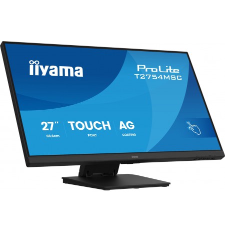 IIYAMA 68.6cm (27")   T2754MSC-B2AG 16:9  M-Touch VGA+HDMI