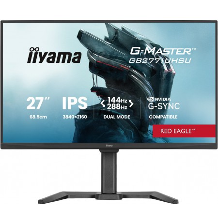 iiyama G-MASTER GB2771UHSU-B1 computer monitor 68.6 cm (27") 3840 x 2160 pixels 4K Ultra HD LED Black