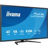 IIYAMA 108cm  (43")   X4373UHSU-B2 16:9  2xHDMI+DP+2xUSB-C