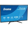 IIYAMA 108cm  (43")   X4373UHSU-B2 16:9  2xHDMI+DP+2xUSB-C