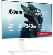 IIYAMA GB2771HSU-W1 27inch G-Master Red Eagle Fast IPS FHD 240Hz 350cd/m2 0.4ms 2xHDMI DP USB 3.2 USB Type-C Speakers 15cm Adj.