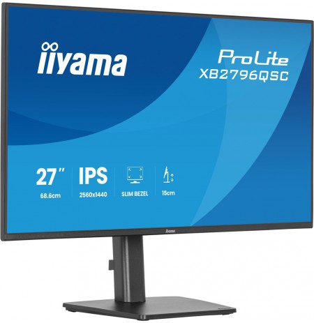 iiyama ProLite XB2796QSC-B1 computer monitor 68.6 cm (27") 2560 x 1440 pixels Quad HD LED Black