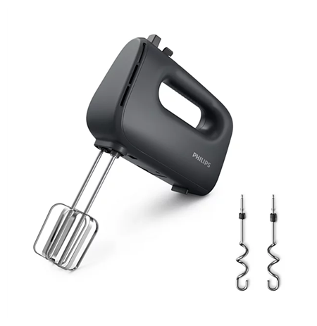 Philips Hand mixer | HR3739/00 5000 Series | Hand Mixer | 400 W | Number of speeds 5 | Turbo mode | Black
