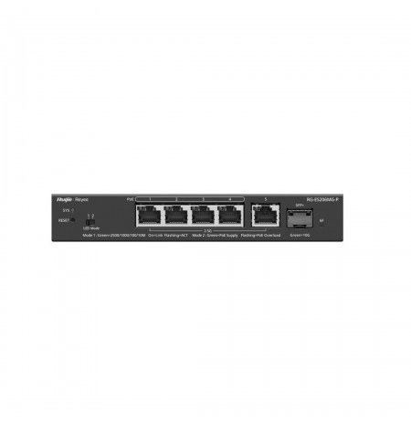 Ruijie Networks RG-ES206MG-P network switch Managed L2 2.5G Ethernet (100/1000/2500) Power over Ethernet (PoE)