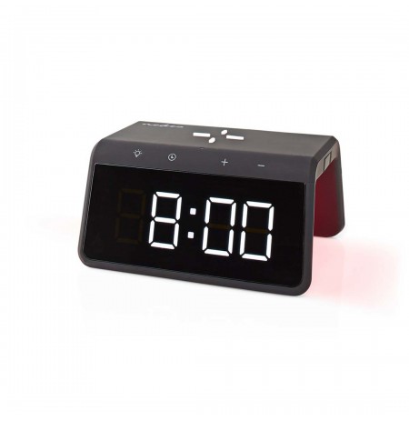 Nedis WCACQ30BK alarm clock Digital alarm clock Black