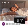 Nedis WCACQ30BK alarm clock Digital alarm clock Black