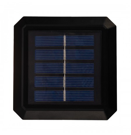GreenBlue Solar LED Post Light, 100x100mm, Envelope-Shaped Canopy, 3200K, GB128 WW