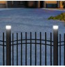 GreenBlue Solar LED Post Light, 100x100mm, Envelope-Shaped Canopy, 3200K, GB128 WW