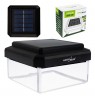 GreenBlue Solar LED Post Light, 100x100mm, Envelope-Shaped Canopy, 3200K, GB128 WW