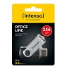 Intenso USB Stick Office Line 256GB USB 3.2 GEN 1X1 silber