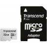 SD microSD Card  32GB Transcend SDHC USD300S-A w/Adapter