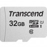 SD microSD Card  32GB Transcend SDHC USD300S-A w/Adapter