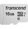 SD microSD Card  16GB Transcend SDHC USD300S-A w/Adapter