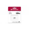 SD microSD Card 128GB Transcend SDXC USD300S-A w/Adapter