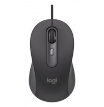 Logitech Signature Wired M520 for Business mouse Office Ambidextrous USB Type-C Optical 4000 DPI
