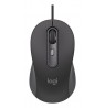 Logitech Signature Wired M520 for Business mouse Office Ambidextrous USB Type-C Optical 4000 DPI