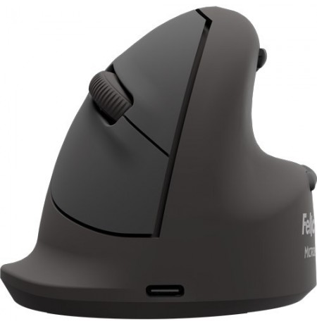 Fellowes Vertical Wireless Mouse Breyta Plus+ Ergonomic Left Handed Vertical Mouse with Antibacterial Protection Large