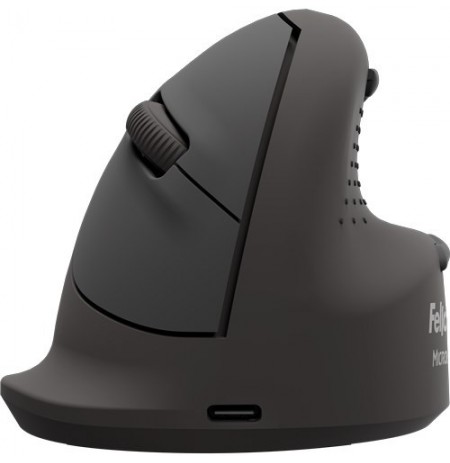Fellowes Vertical Wireless Mouse Breyta Plus+ Ergonomic Right Handed Vertical Mouse with Antibacterial Protection Medium