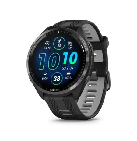 Garmin Forerunner 965 3.56 cm (1.4") AMOLED 47 mm Digital 454 x 454 pixels Touchscreen Black Wi-Fi GPS (satellite)