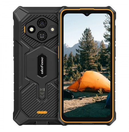 Ulefone RugKing 3 Pro 16.7 cm (6.56") Dual SIM Android 15 4G USB Type-C 8 GB 128 GB 5700 mAh, orange and black