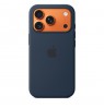 Apple iPhone 17 Pro Silicone Case with MagSafe – Midnight