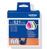 Brother LC521VAL Genuine Ink Cartridge Value Pack
