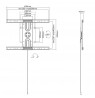 Equip 37"-80" Universal Rotating Wall Bracket