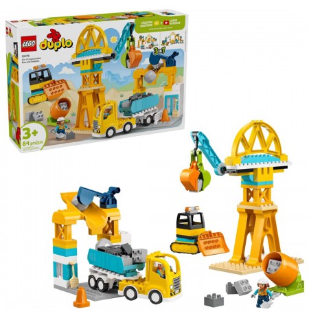 LEGO DUPLO 10476 3 in 1 Construction Site and Vehicles
